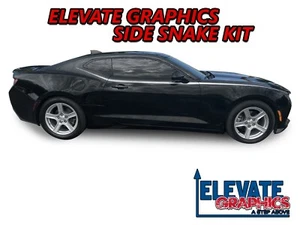 For Chevy Camaro Decals Side Snake Graphics 3m Stripes Vinyl Stickers 2016-2024 - Picture 1 of 11