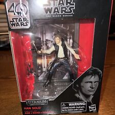 Han Solo Star Wars Black Series 40th Anniversary Titanium Figure Series  05