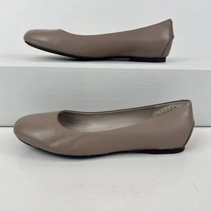 SAS Women’s Scenic Ballet Flat Tan Beige Leather USA 8 Wide EC - Picture 1 of 14
