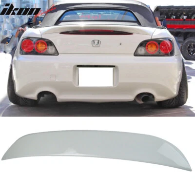 Fits 00-09 Honda S2000 AP1 AP2 OE Style Rear Trunk Spoiler Painted #NH578 White - Image 1 of 4