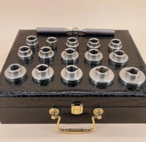 For Breitling Caseback Removal 15pcs Stainless Steel Watch Case Opening Dies - Picture 1 of 3