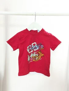 Disney Boys Girls 12-18 Months Red Tigger Top T-shirt Short Sleeve Clothes - Picture 1 of 4