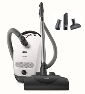 Miele Classic C1 Cat & Dog PowerLine Canister Vacuum Cleaner Lotus White SBAN0 - Picture 1 of 4