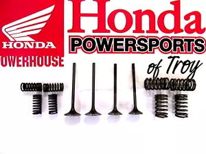 NEW GENUINE HONDA OEM IN. & EX. VALVES AND SPRINGS 99-2014 **TRX400EX/X** - Foto 1 di 3
