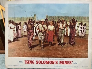 King Solomon's Mines Movie Lobby Card Deborah Kerr Stewart Granger 1962 - Picture 1 of 1