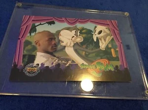 1996 Upper Deck Michael Jordan Space Jam Jumbo Card #2185/3000 Gold Signature - Picture 1 of 10