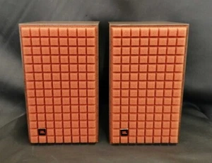 JBL L52 Classic Bookshelf speakers Orange grilles Pair Used - Picture 1 of 13