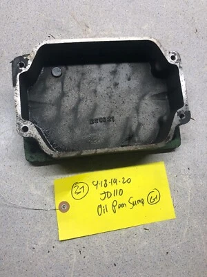 Carmidero de cárter de aceite John Deere 110 Kohler K181 230021 Foto 1 de 4