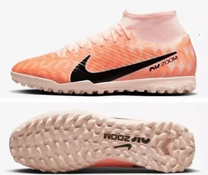 Nike Zoom Mercurial Superfly 9 Academy NU TF Soccer Guava Ice DZ3476-800 SZ10.5 - Picture 1 of 6