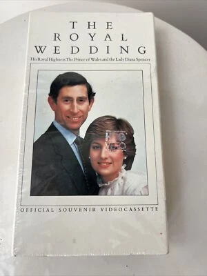 NEW SEALed The Royal Wedding (VHS, 1981) Princess Diana & Prince Charles - Image 1 of 4