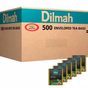 NEW Dilmah Premium Earl Grey Individually Wrapped Tea Ceylon Bags Packs Box 500 - Picture 1 of 2