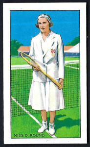 GALLAHER - CHAMPIONS, 2ND SERIES - #15 MISS DOROTHY ROUND, TENNIS