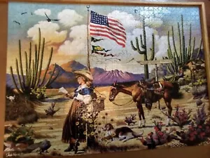 Charles Wysocki Love Letter From Laramie 1000 Piece Buffalo Puzzle COMPLETE - Picture 1 of 8