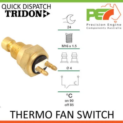 New * TRIDON * Thermo Fan Switch TFS For Honda Civic ED,EE - Twin Carb. — 第 1/4 张图片