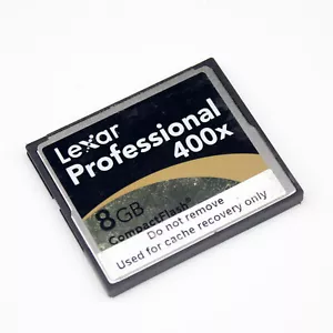 Lexar 8 GB 400x Professional CompactFlash Type I High Speed CF Card  - Picture 1 of 3