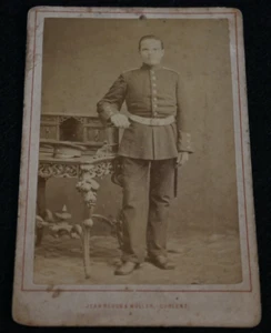 Original WWI German Imperial Army Soldat Foto Portrait Koblenz - Bild 1 von 4