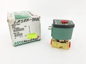 New Asco OFSF8210G201 24VDC Solenoid Valve 3/8" Pipe 5-150PSI - Picture 1 of 8