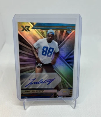 2021 Panini XR Tre' McKitty RC AUTO 137/199 #168 Chargers - Image 1 of 2