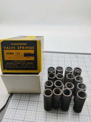 Ford V8 60 1937-40 52-6513 One Set Valve Springs (16) NORS Made in USA - Image 1 of 4