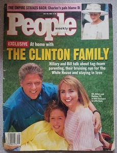 People Weekly Magazine July 20, 1992 The Clinton Family Bill, Hillary, & Chelsea - Picture 1 of 12