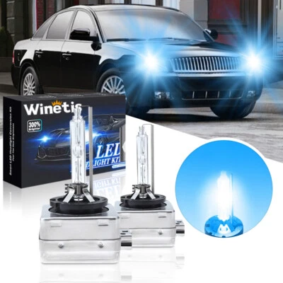 2Pcs For Mercury Montego 2005-2007 D1S 8000K Low Beam Xenon HID Headlight Bulbs - Image 1 of 4