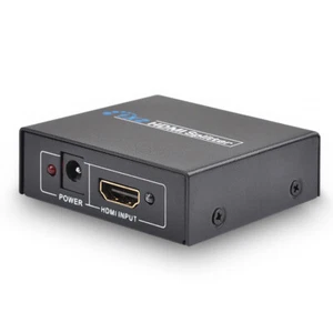 1080P 1 in 2 out HDMI-compatible Splitter 2 Port Hub Repeater Amplifier 3D 4K - Picture 1 of 11