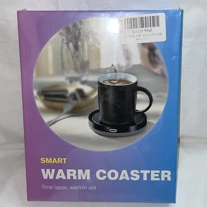 Smart Warm Coaster Time Lapse Warmth Still Red Beverage warmer Desktop Office - Picture 1 of 19