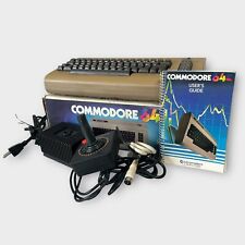 Vintage Commodore 64 Computer w/ Power Cables Joystick Manual and Original Box