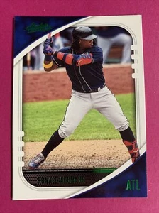 ๐ถ 2021 Panini Absolute Baseball Green #96 Ronald Acuna Jr. Atlanta Braves - Picture 1 of 2
