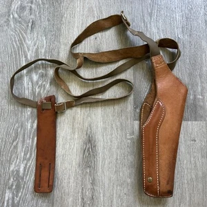 GUC Hunter Company 3330K 6M Leather Vertical Shoulder Holster Rig RIGHT USA - Picture 1 of 16
