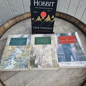 Lord of the Rings Trilogy Set Fellowship Two Towers Return King +The Hobbit - Imagen 1 de 11