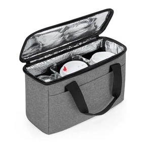 Portabebidas Reutilizable 3 Tazas para Entrega con Divisores Ajustables, Aislante... - Imagen 1 de 8