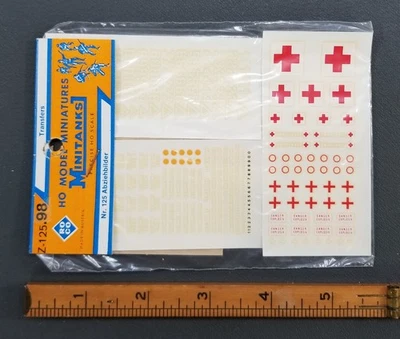 Roco Minitanks HO 1:87 Z-125 ПАКЕТ АКСЕССУАРОВ США НАКЛЕЙКА АССОРТИМЕНТ ТАКТИЧЕСКИЙ IOP - Изображение 1 из 4