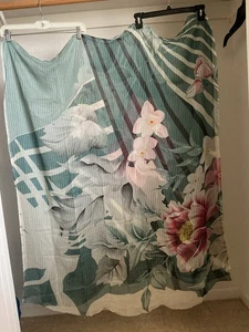 Bufanda Dupatta unisex sin marca 44 pulgadas x 100 chifón estampado floral multicolor - Imagen 1 de 4