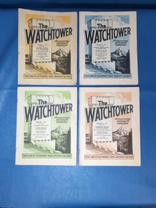 AWAKE! Magazine Jehovah's Witnesses Original  WatchTower 1952 Lot of 24 - Picture 1 of 12