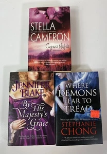 3 Mira Novel Cypress Night, By The Majesty’s Grace, Where Demons Fear To Tread - Picture 1 of 12