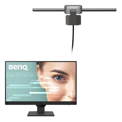 BenQ Monitor GW2490 Full HD LED 60,45 cm (23,8") + BenQ Screenbar Halo 2 - - Bild 1 von 4