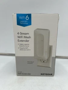 Netgear EAX12 AX1600 WiFi 6 Mesh Wandstecker Range Extender weiß neu geöffnete Verpackung - Bild 1 von 5