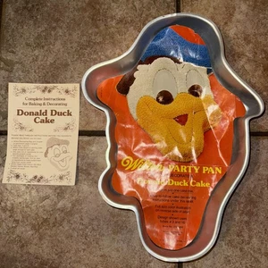 1976 Wilton Donald Duck Gesicht Kuchenform/Form Modell #515-507 Vintage/nicht mehr produziert - Bild 1 von 5