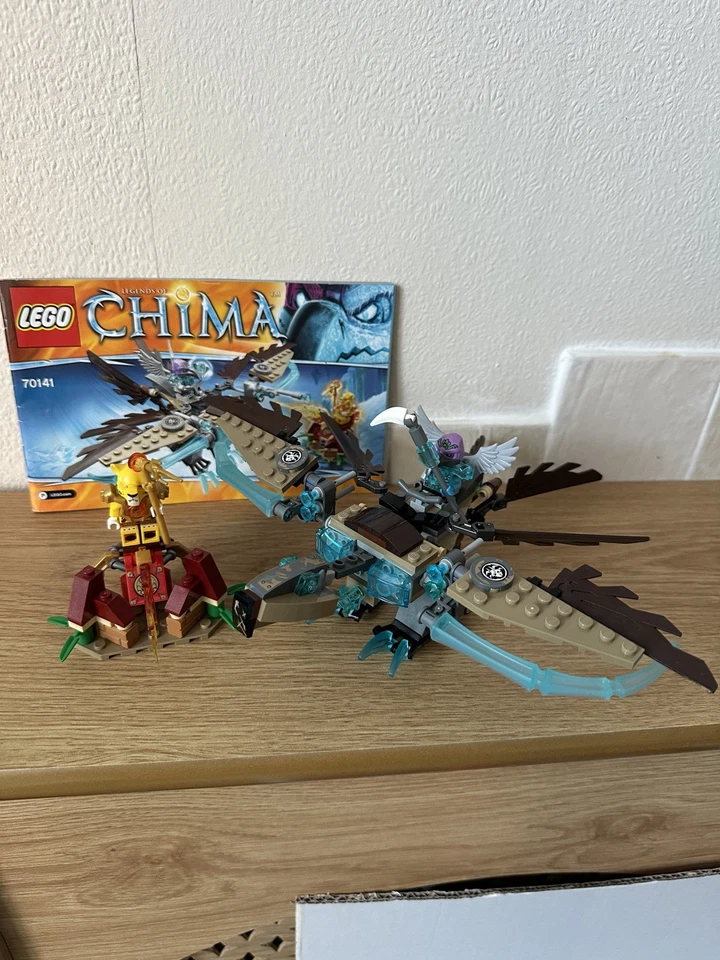 Lego Legend Of Chima - 70141 Vardy's Ice Vulture Glider 100% Complete - Image 1 of 1