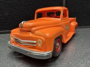 1951 INTERNATIONAL PICKUP TRUCK ORANGE DEALER PROMO MODEL PRODUCT MINIATURE PMC - Picture 1 of 14