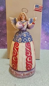 Jim Shore Angel I Pledge Allegiance God Bless America Heartwood Creek Figur - Bild 1 von 11