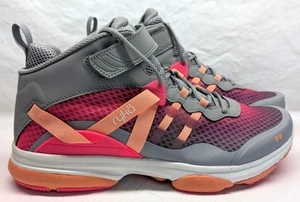 Women's Ryka Sleet Devotion XT Mid Training - Pink / Gray - Size 11 - New - Picture 1 of 6