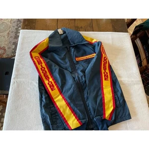 Vintage 70s Bridgestone Racing Jacket by Swingster – Navy Blue Pit Crew Style  - Picture 1 of 5