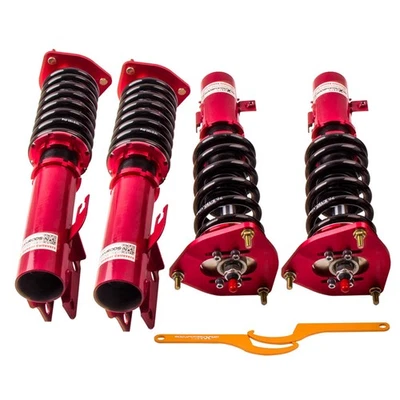 24 LEVEL DAMPING COILOVERS LOWERING KIT FOR SUBARU IMPREZA WRX GC6 / GC8 1993-01 - Image 1 of 4