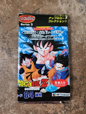 Dragon Ball Z Series 3 Japanese Booster Pack (2001) Hero Collection DBZ TCG CCG - Image 1 of 4