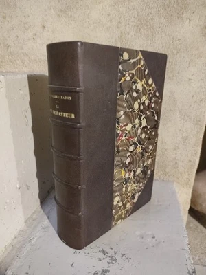 LA VIE DE PASTEUR 1901  Sixième Édition Hachette  René Vallery-Radot Belle Reliu - Photo 1/4