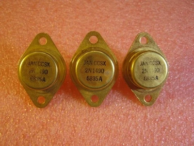 JAN2N1490 Lot of 3 NOS from STC (CCSX) No International Shipping - Image 1 of 2