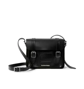 Dr. Martens 11" LEDERTASCHE Kievglatte Schultertasche Kreuz schwarz AB097001 # - Bild 1 von 8