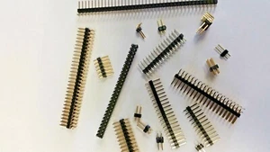 Pin Headers 0.1"  Straight  Double Row Pins  Various Ways  ( 2 Way to 36 Way) - Picture 1 of 5